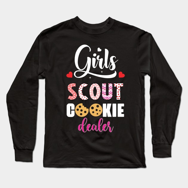 Cookie Dealer Scout for Girls Funny Scouting Family Matching Long Sleeve T-Shirt by MarkonChop